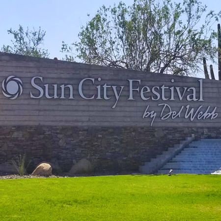 Photo of Sun City Festival Community entrance sign