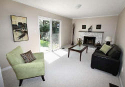 After staging photo of a room in a residence showing the huge improvement