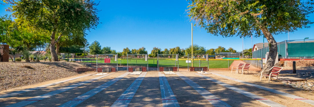 Picture of a coumminity sports area for a variety of outdoor sports