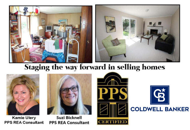 Home staging services offered by Suzi and Kamie as certified professional property stagers.